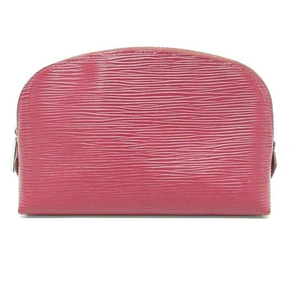 Louis Vuitton Handbags - LOUIS VUITTON Pochette Cosmetic M40641 Fuchsia Epi SR4126 Women's Pouch